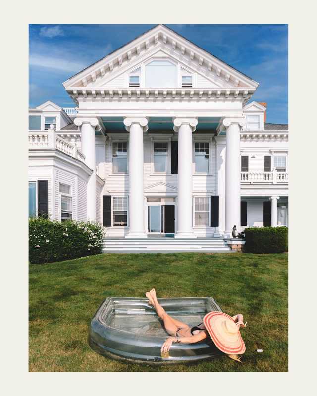 "Pool House" Framed Photographic Print by Nick Mele